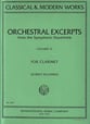 ORCHESTRAL EXCERPTS CLARINET #2 cover